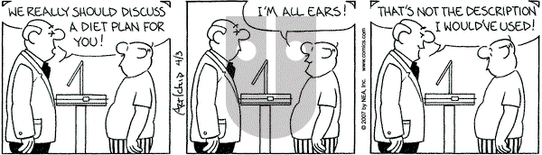 The Born Loser on Tuesday April 3, 2007 Comic Strip