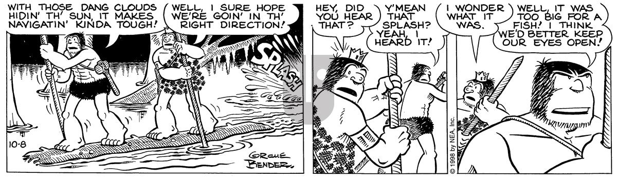Alley Oop - Thursday October 8, 1998 Comic Strip