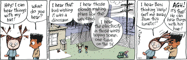 Cul de Sac on Monday December 1, 2014 Comic Strip