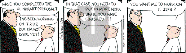 The Born Loser on Wednesday January 19, 2011 Comic Strip