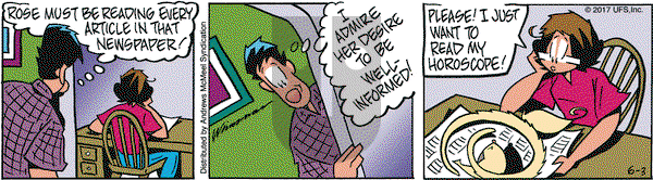 Rose is Rose on Saturday June 3, 2017 Comic Strip
