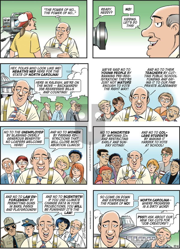 Doonesbury on Sunday October 6, 2013 Comic Strip
