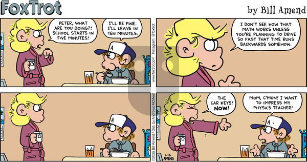 FoxTrot on Sunday January 12, 2025 Comic Strip