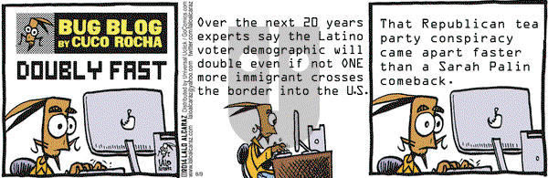 La Cucaracha on Saturday August 9, 2014 Comic Strip