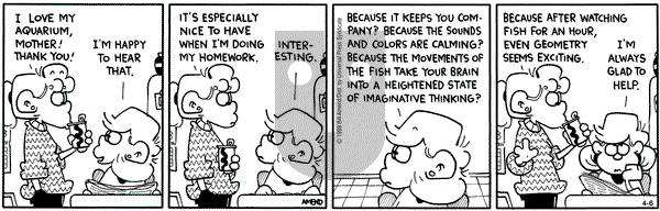 FoxTrot - Saturday April 6, 2002 Comic Strip