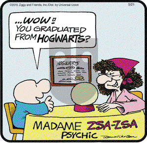 Ziggy on Saturday May 21, 2016 Comic Strip