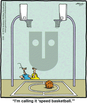 In the Bleachers on Monday February 25, 2019 Comic Strip