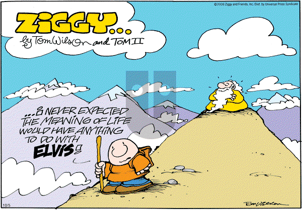 Ziggy - Sunday October 5, 2008 Comic Strip