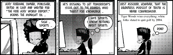 The Boondocks on Monday April 14, 2008 Comic Strip