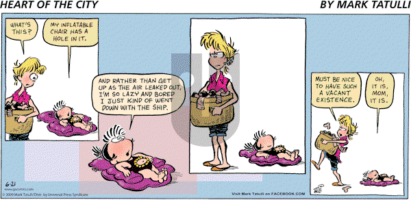 Heart of the City on Sunday June 21, 2009 Comic Strip