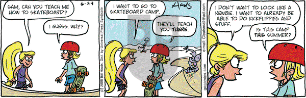 Cleats on Tuesday June 24, 2008 Comic Strip