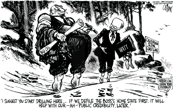 Pat Oliphant - Saturday February 14, 1981 Comic Strip