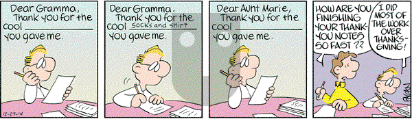 Drabble on Saturday December 27, 2014 Comic Strip