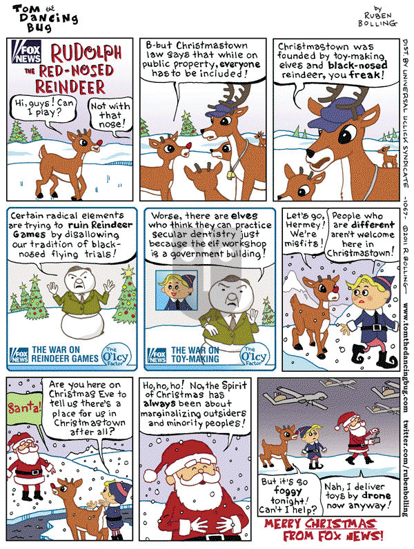 Tom the Dancing Bug on Friday December 16, 2011 Comic Strip