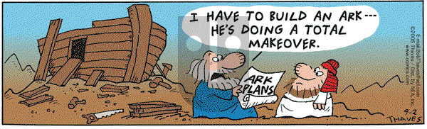Frank and Ernest on Friday September 2, 2005 Comic Strip