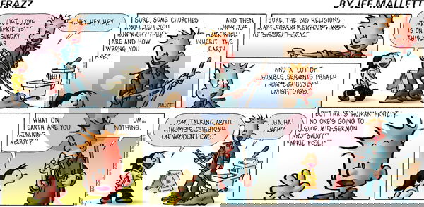 Frazz on Sunday April 1, 2007 Comic Strip