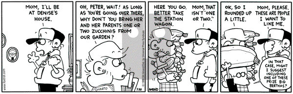 FoxTrot on Sunday March 14, 1999 Comic Strip