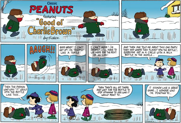 Peanuts - Sunday December 7, 2003 Comic Strip