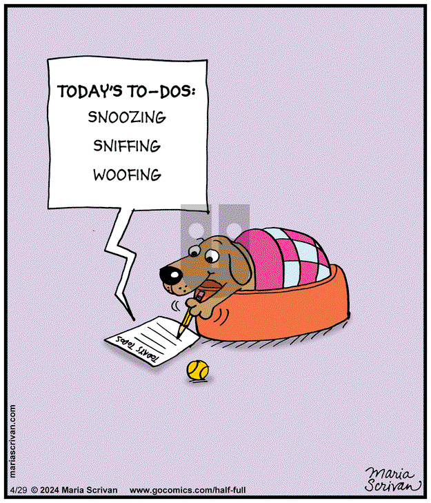 Half Full - Monday April 29, 2024 Comic Strip