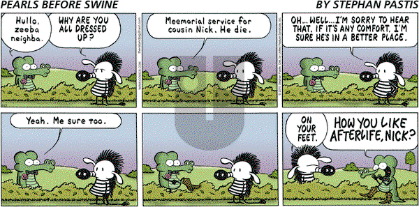 Pearls Before Swine on Sunday August 22, 2010 Comic Strip
