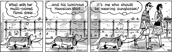 Fred Basset on Monday September 9, 2002 Comic Strip