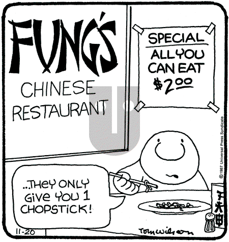 Ziggy - Friday November 20, 1987 Comic Strip