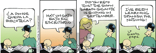 Thatababy - Saturday May 16, 2015 Comic Strip