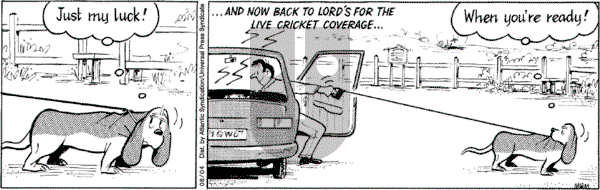 Fred Basset on Friday August 4, 2006 Comic Strip