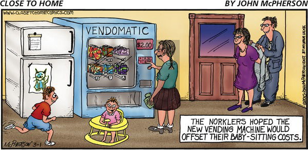 Close to Home on Sunday March 1, 2015 Comic Strip