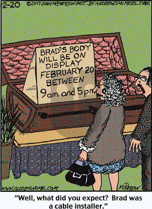 Close to Home on Monday February 20, 2017 Comic Strip
