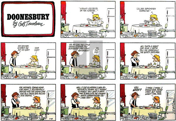 Doonesbury on Sunday November 18, 1979 Comic Strip