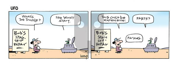 UFO on Sunday March 30, 2025 Comic Strip