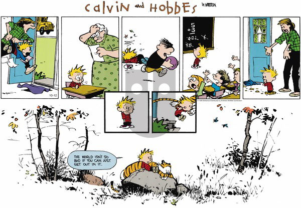 Calvin and Hobbes on Sunday October 12, 2025 Comic Strip