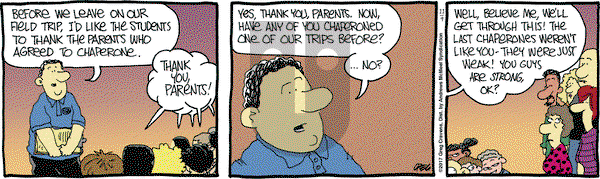 The Buckets on Thursday November 9, 2017 Comic Strip
