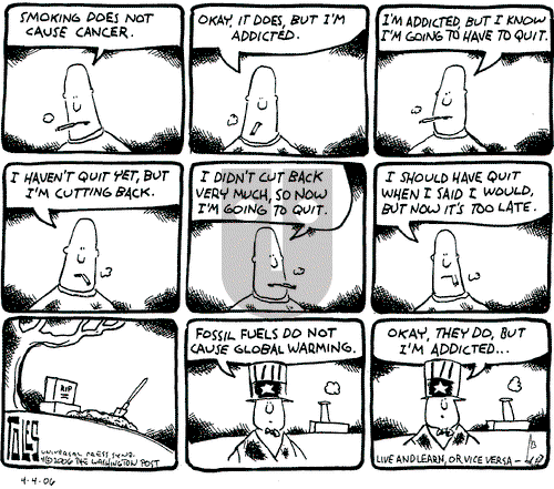 Tom Toles on Tuesday April 4, 2006 Comic Strip