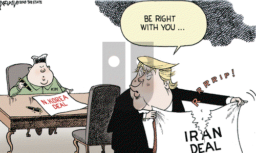 Robert Ariail on Wednesday May 2, 2018 Comic Strip