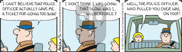 The Born Loser on Monday October 14, 2013 Comic Strip