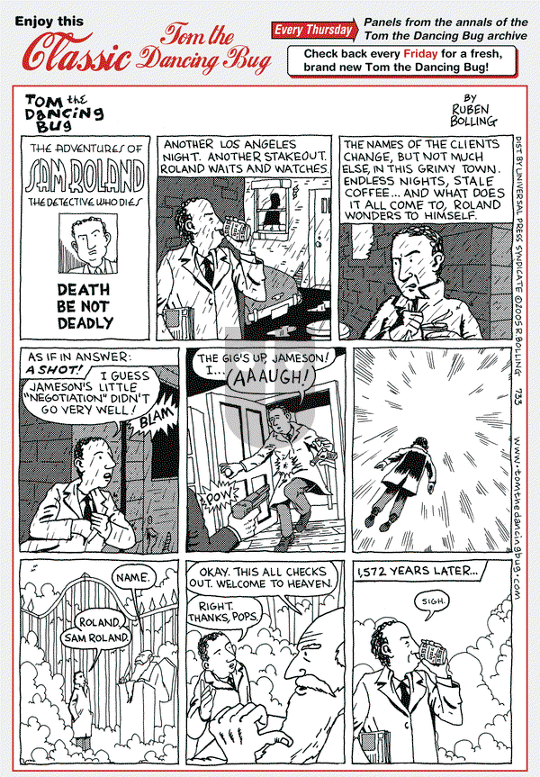 Tom the Dancing Bug on Thursday May 9, 2013 Comic Strip