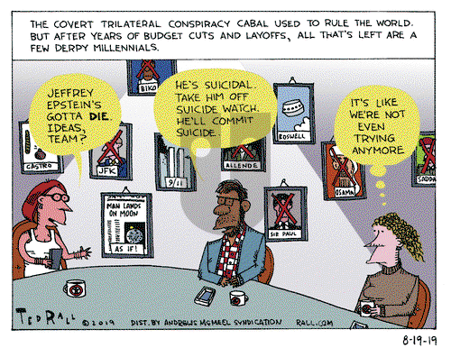 Ted Rall on Monday August 19, 2019 Comic Strip