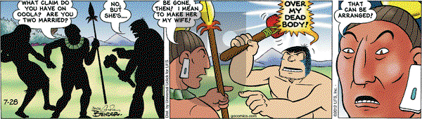 Alley Oop on Saturday July 28, 2012 Comic Strip