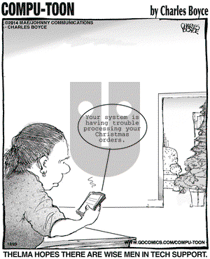 Compu-toon on Tuesday December 23, 2014 Comic Strip
