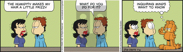 Garfield on Friday July 6, 2018 Comic Strip