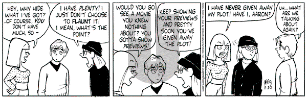 Luann on Friday February 20, 2004 Comic Strip