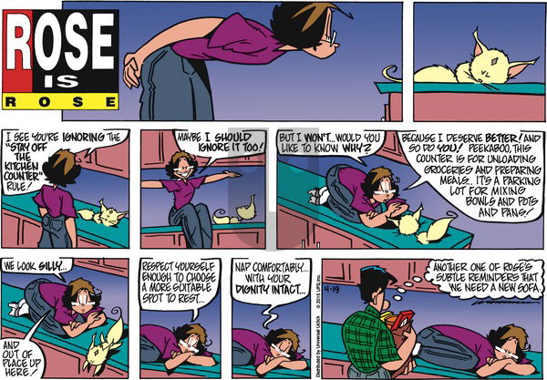 Rose is Rose on Sunday April 19, 2015 Comic Strip