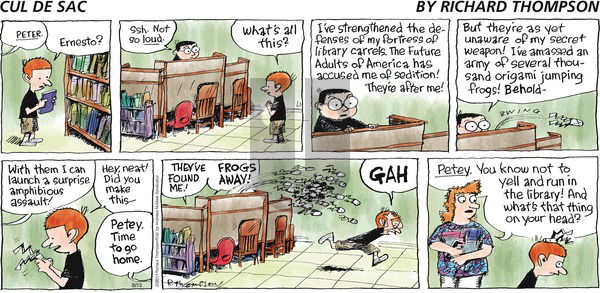 Cul de Sac - Sunday August 15, 2021 Comic Strip