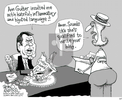 Glenn McCoy on Wednesday March 7, 2007 Comic Strip