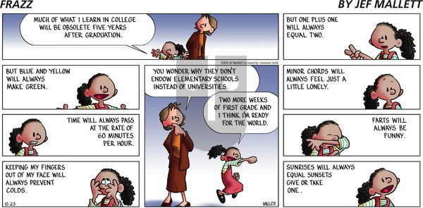 Frazz on Sunday October 23, 2016 Comic Strip