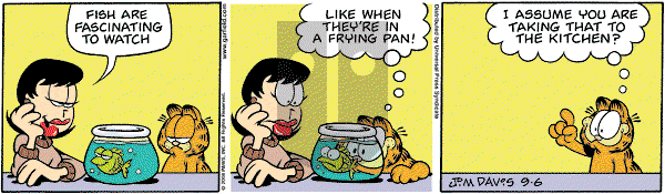 Garfield on Saturday September 6, 2008 Comic Strip