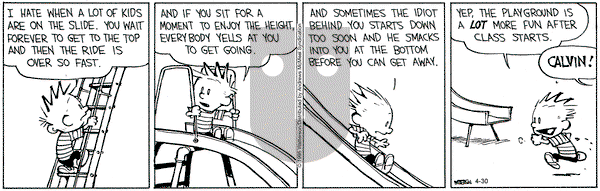 Calvin and Hobbes on Wednesday April 30, 2025 Comic Strip