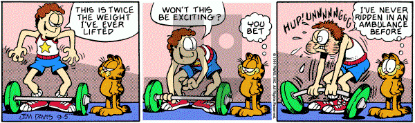 Garfield on Wednesday September 5, 1990 Comic Strip